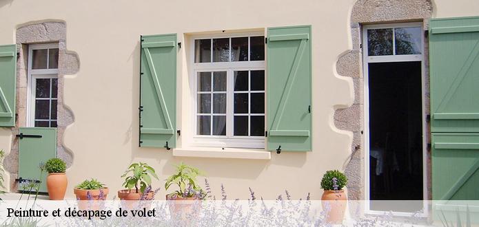 Entreprise Ferret Couverture assure un rendu parfait peinture de volet