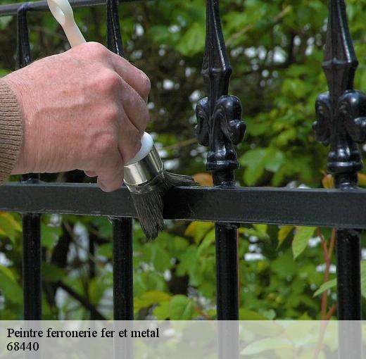 Les interventions de peinture des ferronneries à Dietwiller dans le 68440