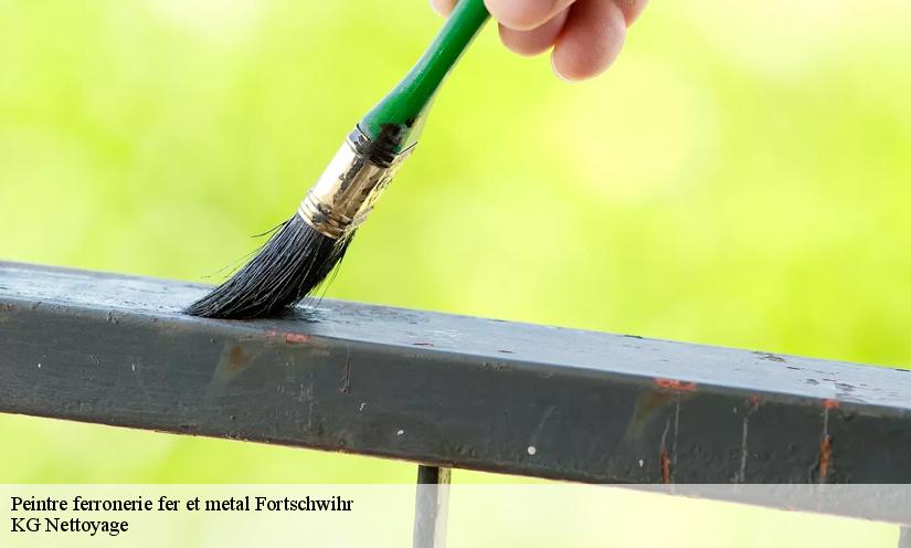 Les interventions de peinture des ferronneries à Fortschwihr dans le 68320