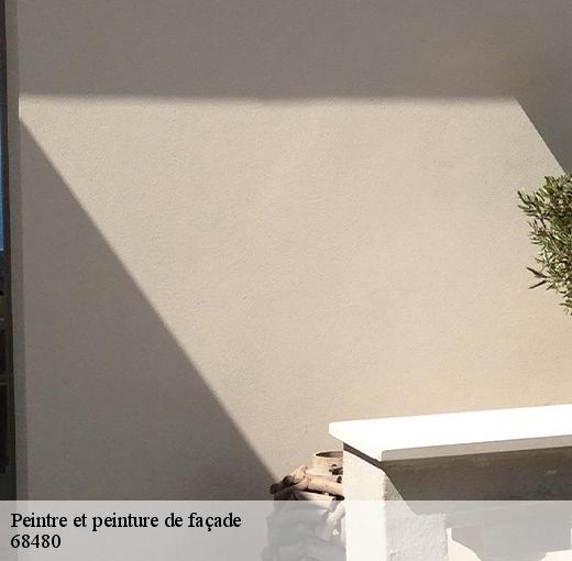 Le peintre façadier Ferret Couverture applique la pose d’enduit de façade à 68480