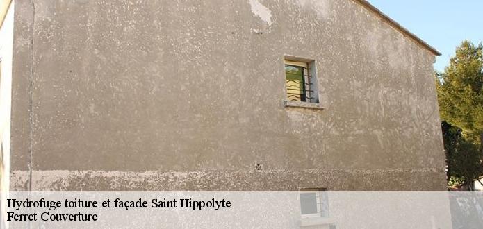 L'application des produits hydrofuges au niveau des toits des maisons à Saint Hippolyte